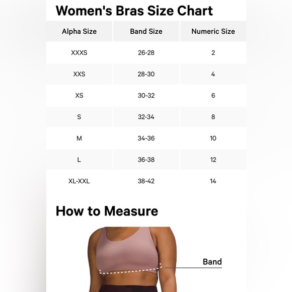 lululemon athletica Lululemon Energy Longline Bra Size 10 Flush Pink FUSP NWT - Picture 9 of 9